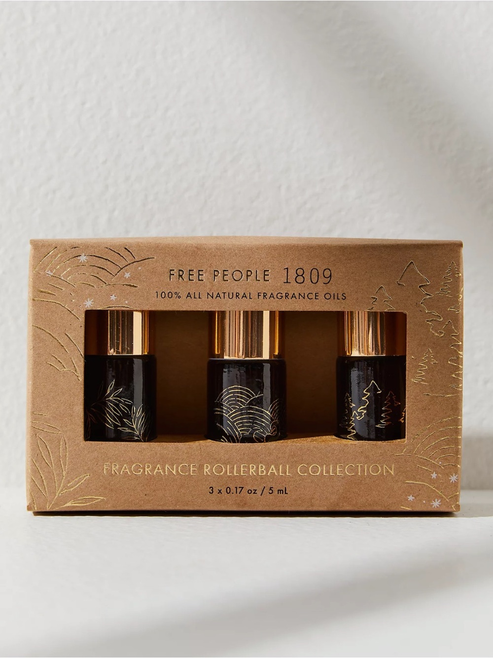 NIB Free People 1809 Collection Fragrance Rollerball Gift Set